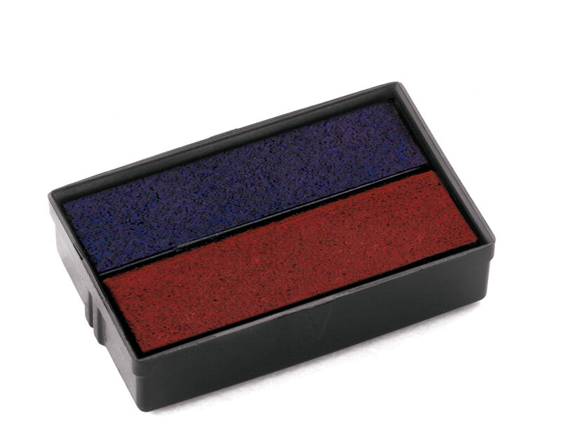 [107123] E/10 PAD 2 COL. RED/BLUE